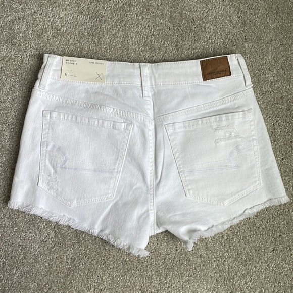 American Eagle Hi-Rise Shortie Jean Shorts - Picture 3 of 4